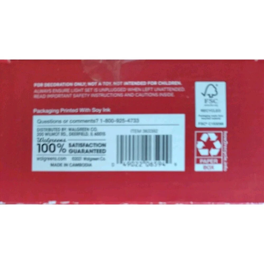 1500 Christmas Clear Lights 5 Boxes Indoor Outdoor Make The Season Bright NIB